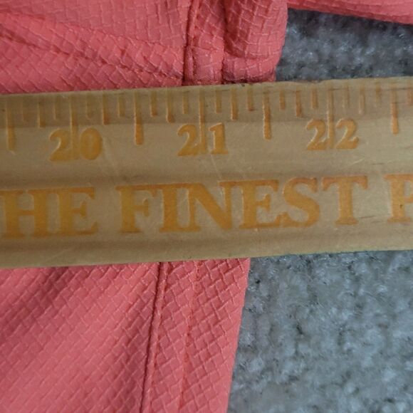 NWOT Mizzen+Main Palmer Camp Shirt Mens M Salmon Peach Linen Blend Stretch Shirt - Picture 11 of 12